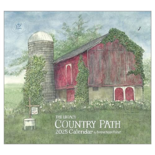 Legacycountrypath13x12paper2025hangingwallcalendar  Urban Country Home Decor Legacy country path 13 x 12 paper 2025 hanging wall calendar  urban country home decor