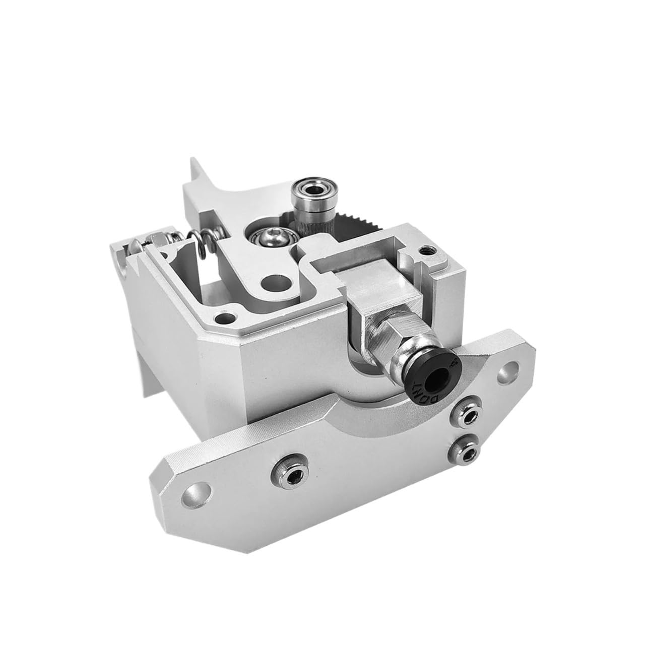 Extruder Alle Metall 1,75mm Silber/Schwarz Montage Halterung for 3D Drucker Zubehör(Silver)