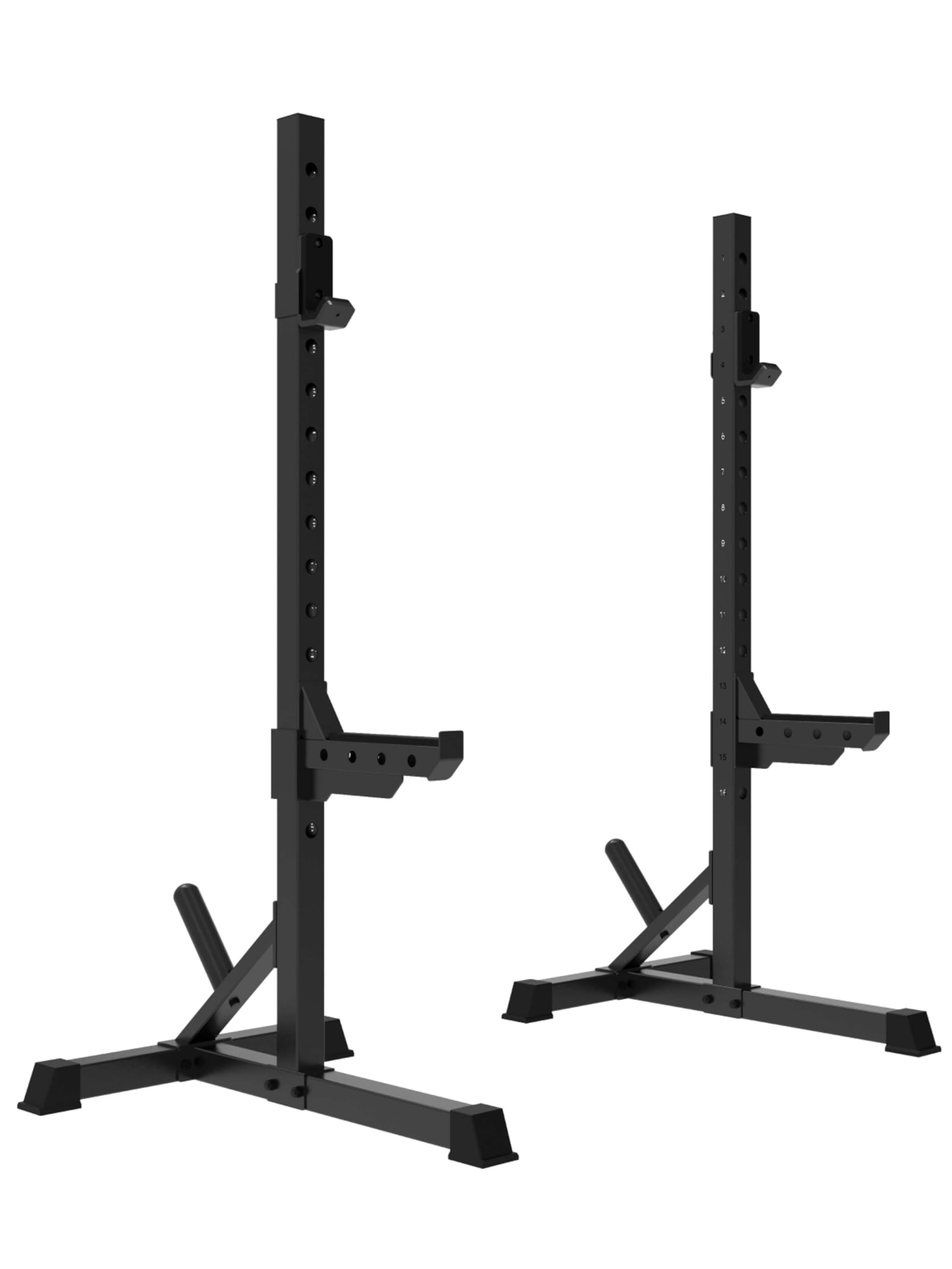 Tunturi SS60 Hantelablagen – Supporto per squat con bilanciere – Homegym con portata fino a 200 kg – Regolabile in altezza – Supporto per manubri