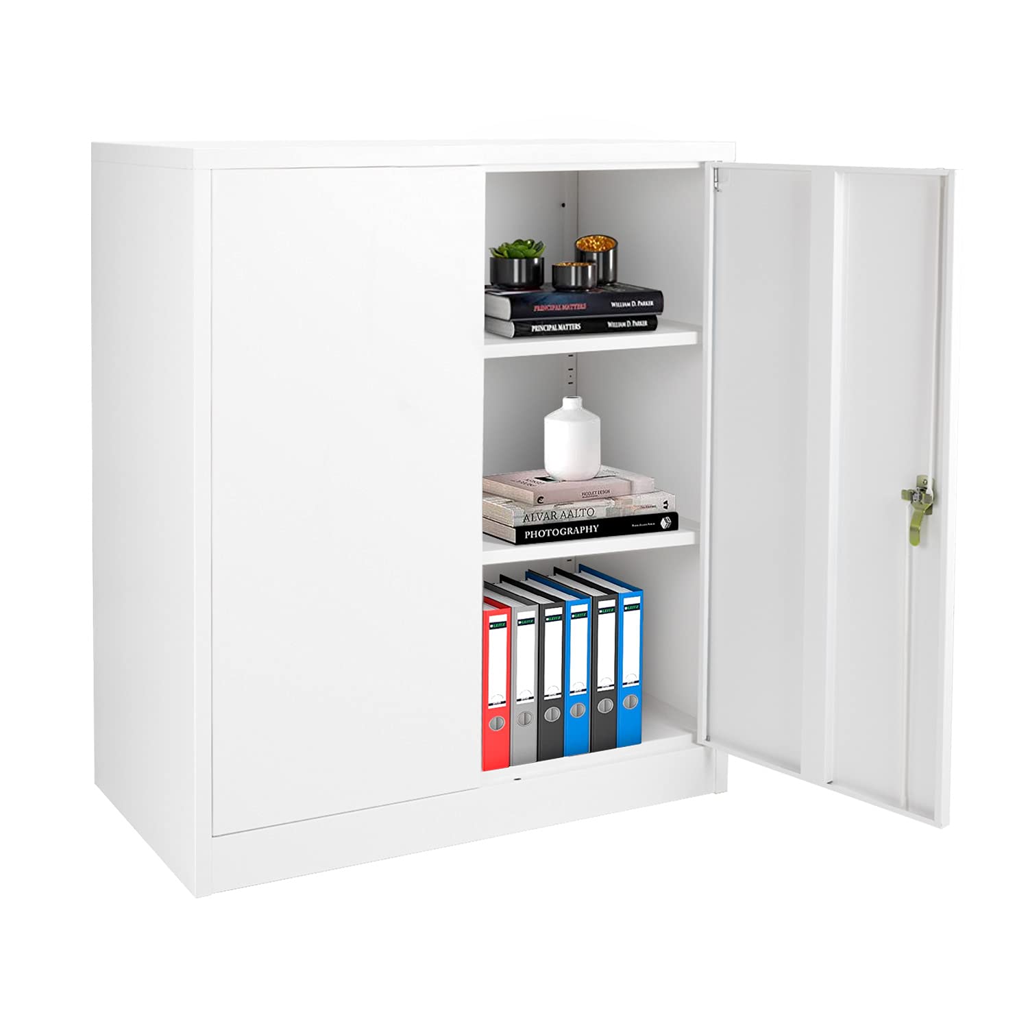 Buy Locking Metal Storage with Doors, 42" Steel Storage