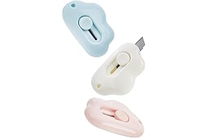 Box Opener, Mini Box Cutter Retractable Utility Knife Letter Opener Envelope