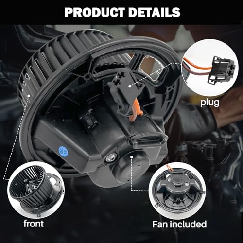 Image of 700218 AC Heater Blower Motor Fan Assembly Fit for BMW 325i 325xi 330i 330xi 2006 328i 335i 2007-2013 ，328xi 335xi 2007 2008 ，335d 2009-2011 ，335is 2011-2013 ，28i 2008-2013 ，35i m3 x1x3 z4