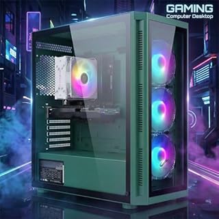 STGsivir PC Gamer Fixe,Ordinateur Gaming,GeForce RTX 3050 6GB GDDR6,Core i7 up to 3.9Ghz,16Go,1To SSD,WiFi 6,BT5.0,Ventilateur RGB x3,Windows11 Pro