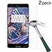 OnePlus 3 Screen Protector, TANTEK [Bubble-Free][HD-Clear][Anti-Scratch][Anti-Glare][Anti-Fingerprint] Tempered Glass Screen Protector for OnePlus 3 [2016 New Version],[Lifetime Warranty]-[2Pack]