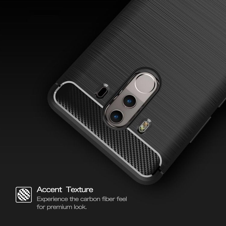 Image of Hybrid Carbon Fiber Back Case for Huawei Mate 10 Pro (Blue)