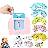 SUMHEN 192PCS Learning Education Toys, Electronic Talking Flash Cards for Kids 2-7 Year Old Boys Gir