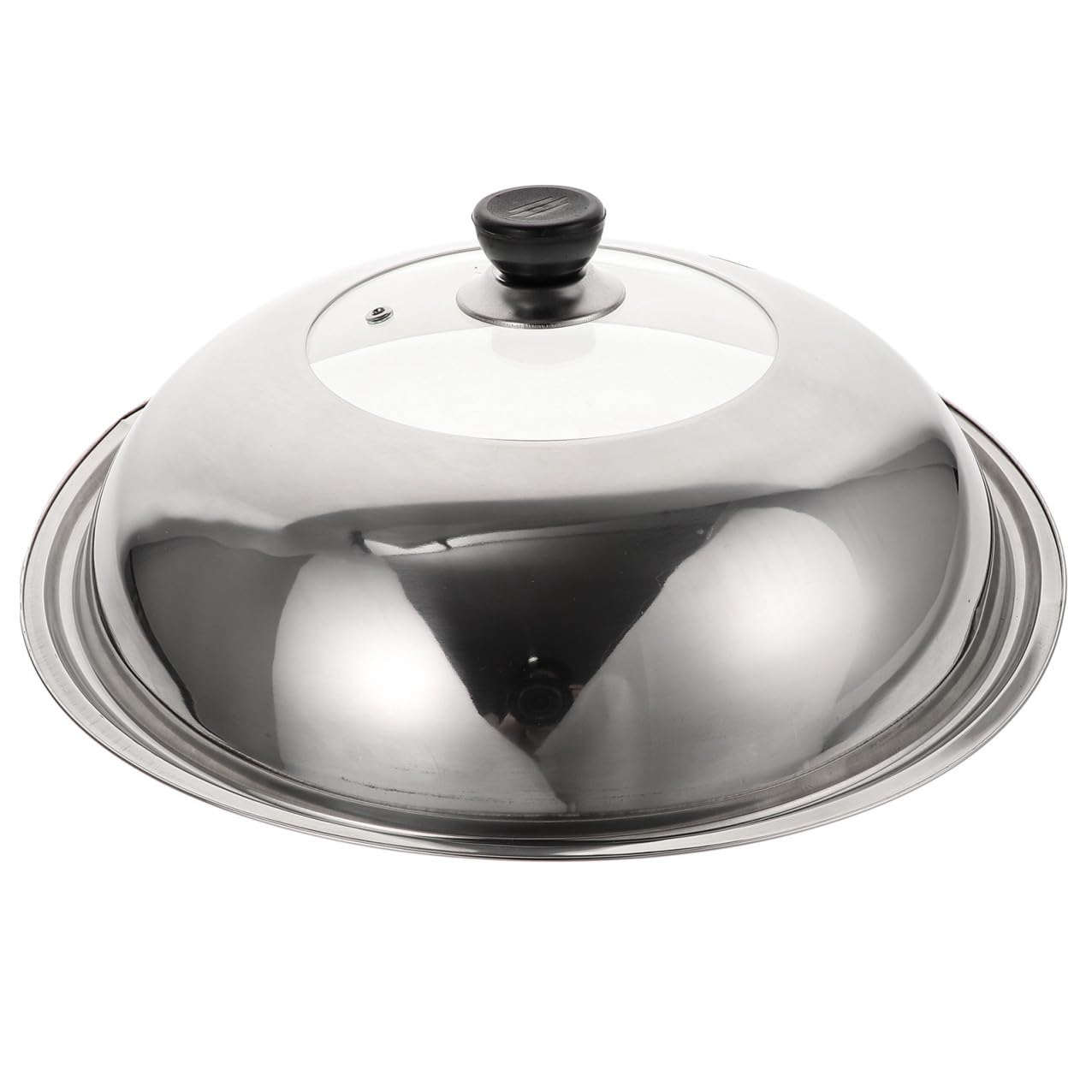 PRETYZOOM Coperchio in Inossidabile Protezione Antispruzzo per Pentola Grande Facile da Sollevare e Mantiene Cibo Caldo, Design per Cucina