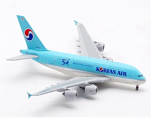 Miniatura 6 de 1 400 Escala Korean Air A380 HL7614 Modelo de avión de aleación