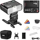 Picture of Godox MF12 12W TTL Macro Flash, Off-Camera Speedlite with 2.4G Wireless Control, TTL/M Manual Modes, Built-in 3.7V Lithium Battery, Compatible with Canon, Nikon, Sony, Fujifilm, Olympus, Panasonic