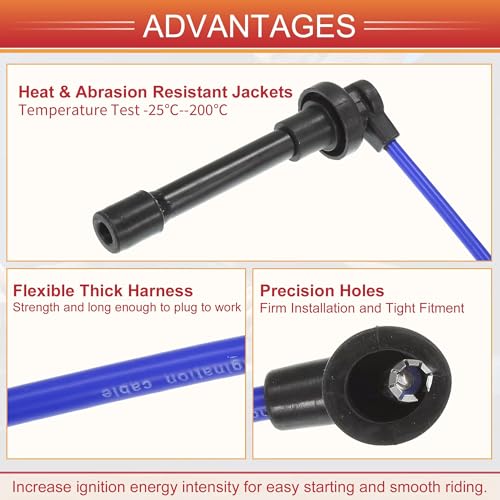 Cable de encendido para Civic 1.6L, elimina fallos de motor 5