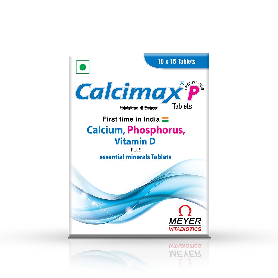 Calcimax P Tablets With Calcium And Phosphorus To Support Bone Strength And Health, Help Increase Calcium Absorption| 15 Tablets (1 STRIP) (B0CHM6NTN7) Amazon Price History, Amazon Price Tracker