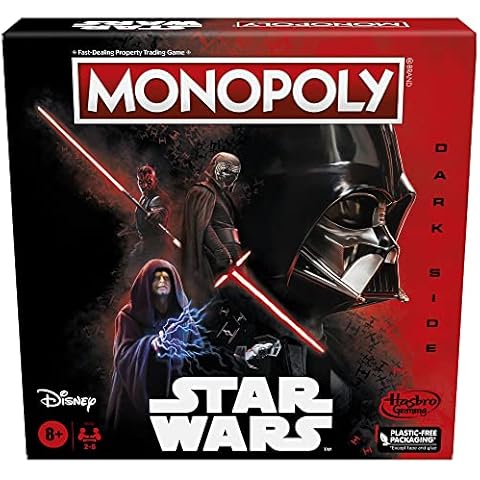 Monopoly: Disney Star Wars Dark Side Edition Board Game Cover