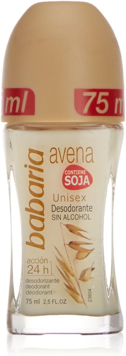 Babaria Roll On Deodorant Oats 75ml Duo