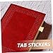 ARTIBETTER 5Sheets Bible Index Tabs Colored Paper Stickers for Easy Passage Finding and Bible Study Practical DIY Craft Supplies Suitable for All Bible Enthusiasts