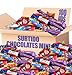 +100 Unidades Surtido de Mini Chocolates | Regalo Original Caja Gourmet Chocolates MINI I Versiones Miniatures de Kit Kat, Toblerone, Kinder Bueno, Twix, Snickers, Kinder Chocolate, Shochobons y Mars