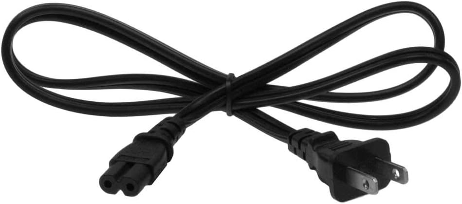 SF Cable 3ft 18 AWG 2-Slot Non-Polarized Power Cord (IEC320 C7 to NEMA 1-15P)