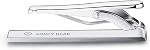 Honey Bear Mens/Boys Skinny Tie Clip Bar for Narrow Tie- Stainless Steel for Business Wedding Gift,4cm