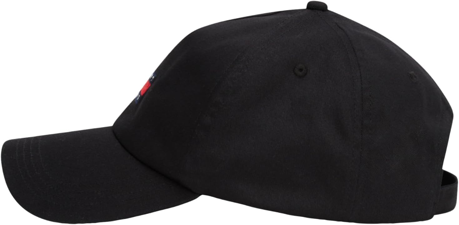 Tommy Jeans Mens Tommy Jeans Hats for Men | Cotton Logo Adjustable Baseball Cap - Image 3