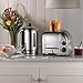 Dualit Classic Kettle - Polished Stainless Steel with Black trim- Quiet boiling kettle - 90 Second Boil Time - 1.7L Capacity, 1.5kW