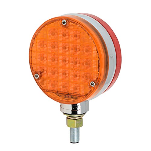 Luz LED peana doble cara ámbar/rojo 4 pulg. para camión miniatura 2