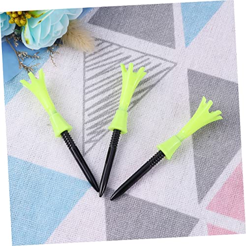 9pièces Tee Réglable Vert et Outils Entraînement Swing Golf