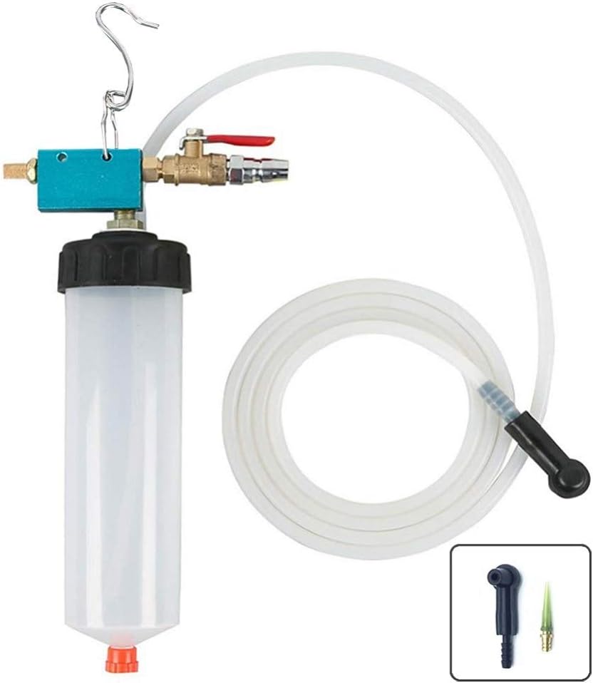 DEDC Universal Auto Brake Fluid Extractor, Power Steering Oil Change Replacement Tool, Brake and Clutch Fluid Drained Bleeder Tool Equipment Kit for Car Motorcycle