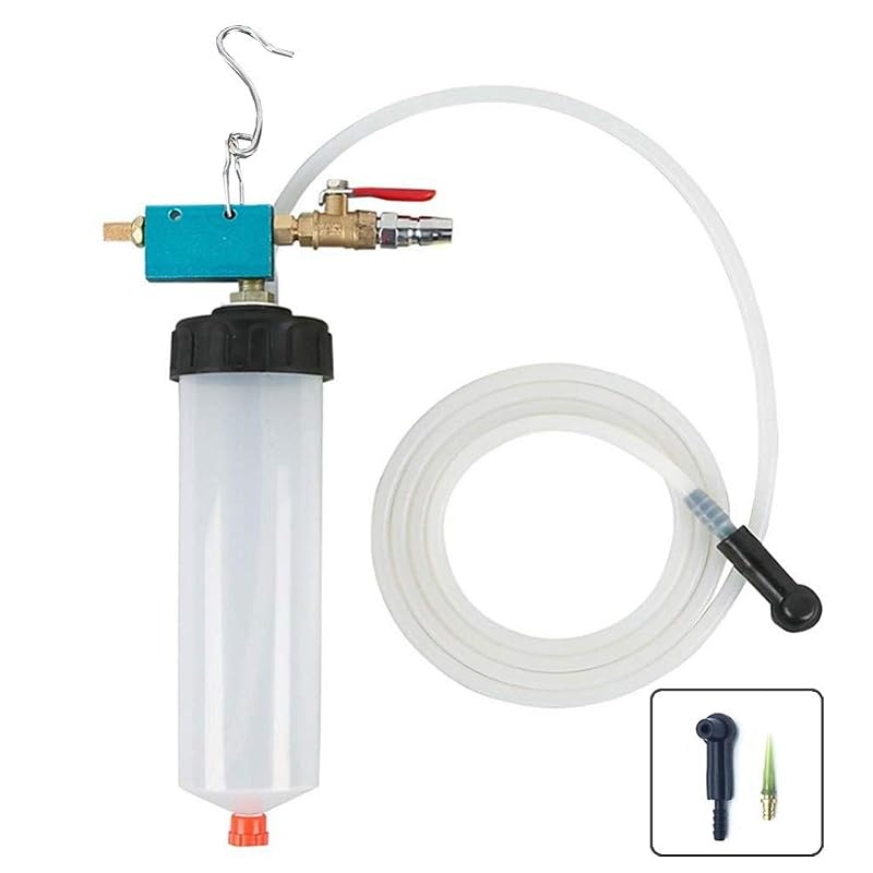 Extrator de Fluido de Freio DEDC com Mangueira de Silicone e Válvula de Fechamento