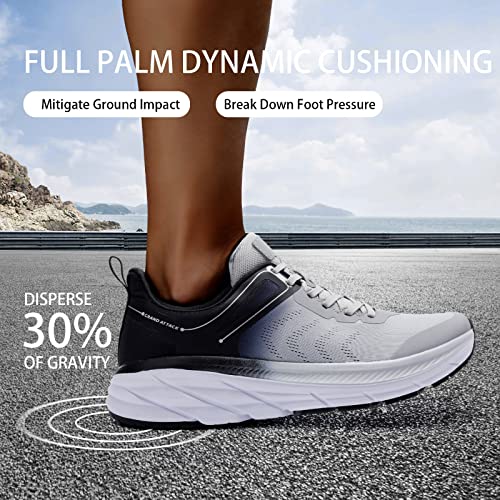 Grand Attack Men's Road Running Walking Shoes | Max Cushioned Comfort | Durable Non-Slip | Breathable Athletic Tennis Cross-Training Sneakers3