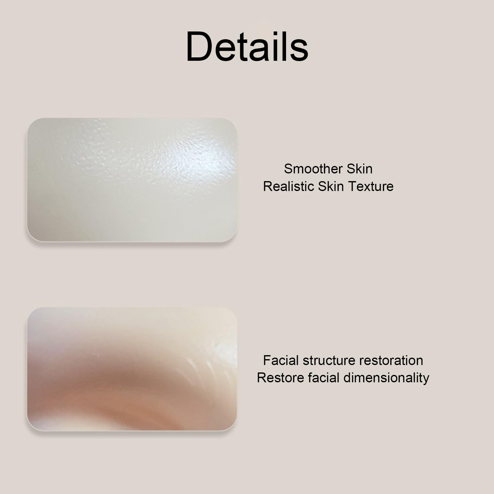 2 Set Makeup Practice Face 5D Silicone Full Face Makeup Mannequin Face with Stand for Emerging Makeup Artist (Black White Face)