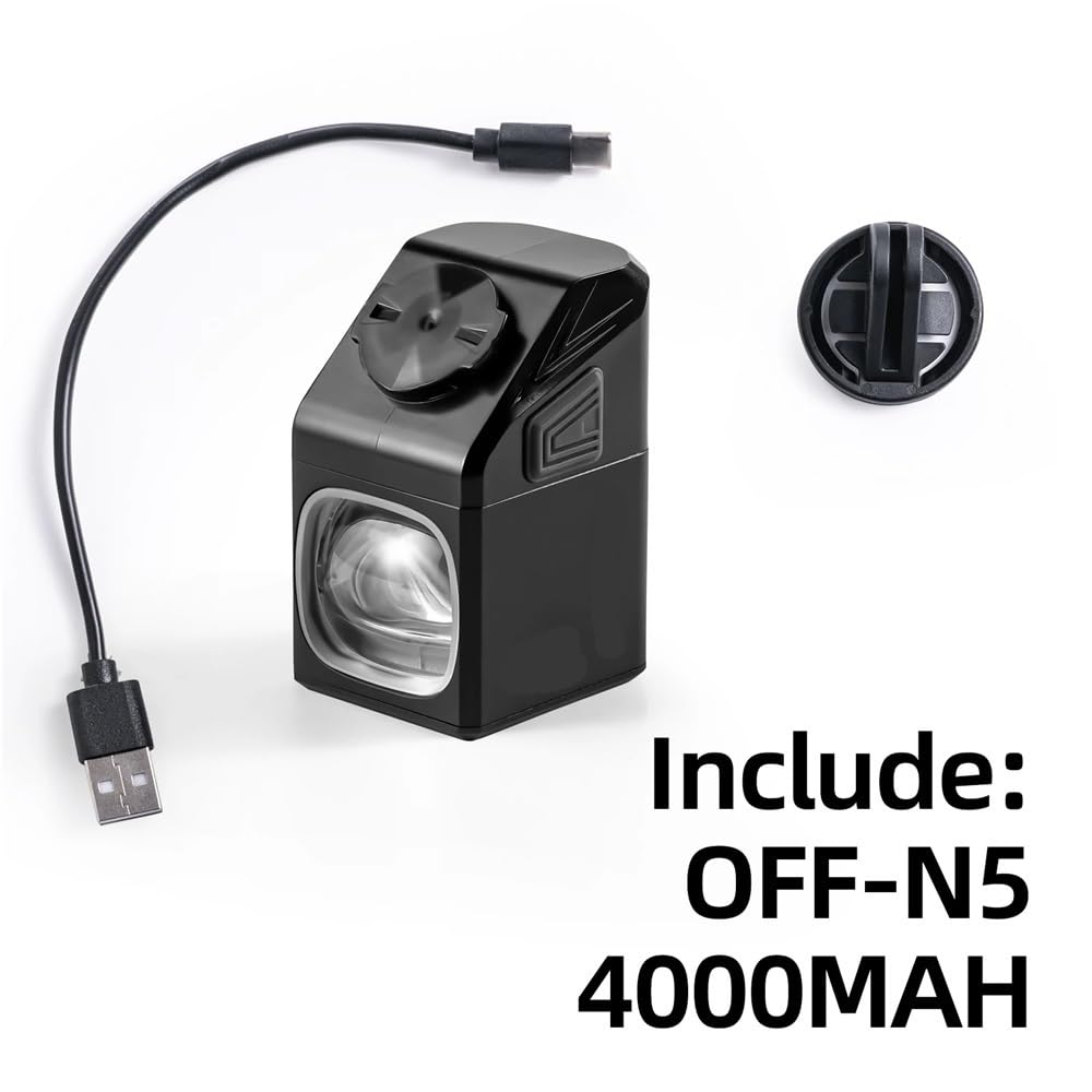 1000LM Lampa rowerowa przednia Typ C Akumulator LED 5000mAh Lampa rowerowa Wodoodporna lampa czołowa Akcesoria rowerowe(OFF N5)