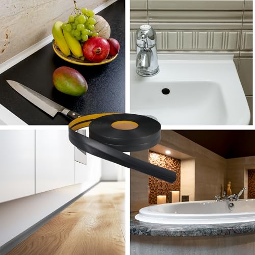 ProfiPVC Weichsockelleiste 18x18mm 10 Meter für Küche und Badezimmer, selbstklebende Abschlussleiste aus PVC, flexible Knickleiste - Fugendichtungsband, anthrazit