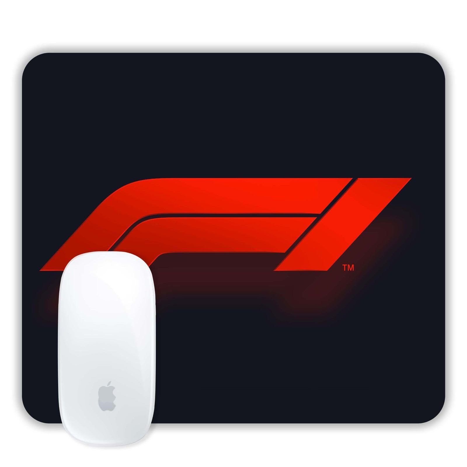 TURTLEWINGS | Mousepad | Formula One F1 Race Car on Track Mousepad – 22x18 cm, 3mm Thick | Dynamic Print Non-Slip Rubber Base | Office, Study & Gaming Use | Premium Smooth Surface (F1 Logo)-image-14