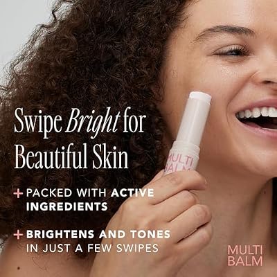 The Face Shop Brightening Care Multi Balm, Instant Glow Stick, Dark Spot Remover, Hyperpigmentation Treatment, Korean Skin Care with Vitamin C & E, All-in-One Moisturizer for Face, Lip & Under Eye