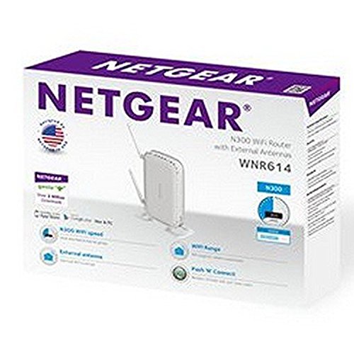 Image of Netgear WNR614 N300 Wi-Fi Router (White, Not a Modem)