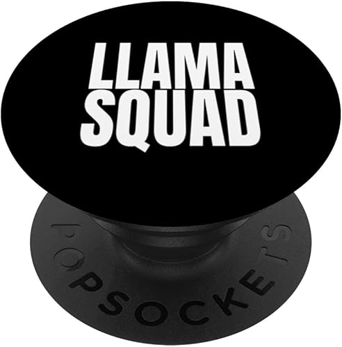 Funny Llama Squad Team Llamas Sunset Cool Alpaca PopSockets intercambiables PopGrip