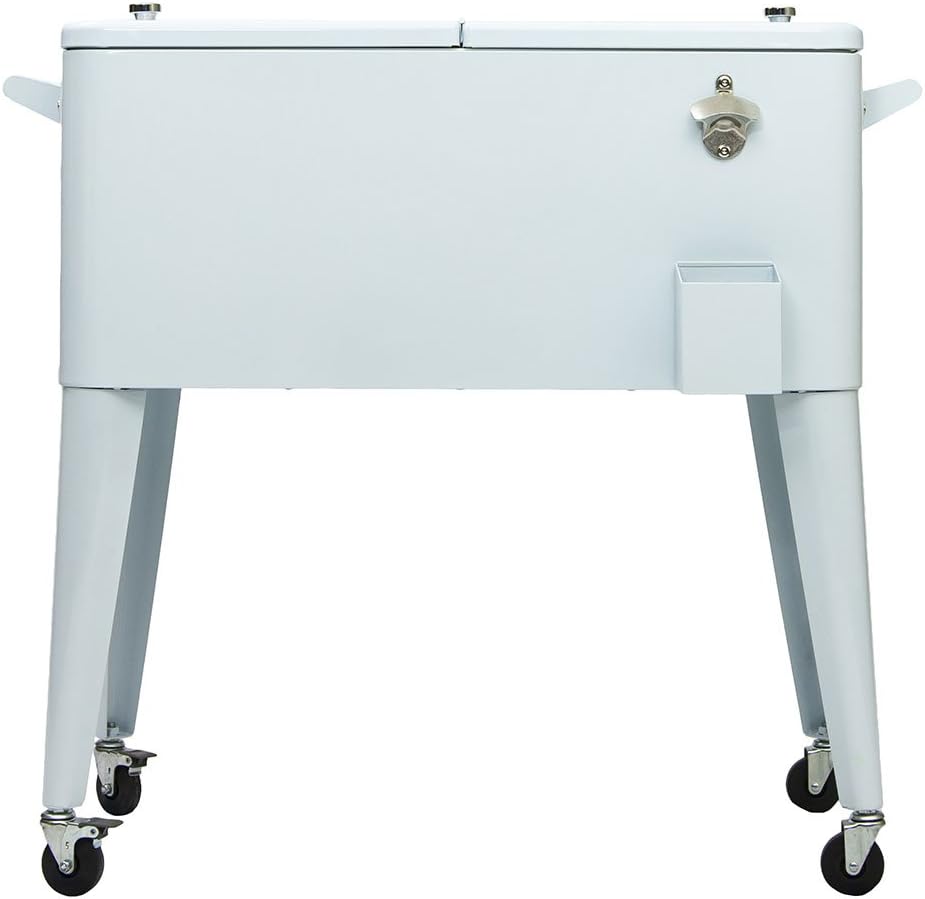 Permasteel 80 Quart Portable Cooler in White