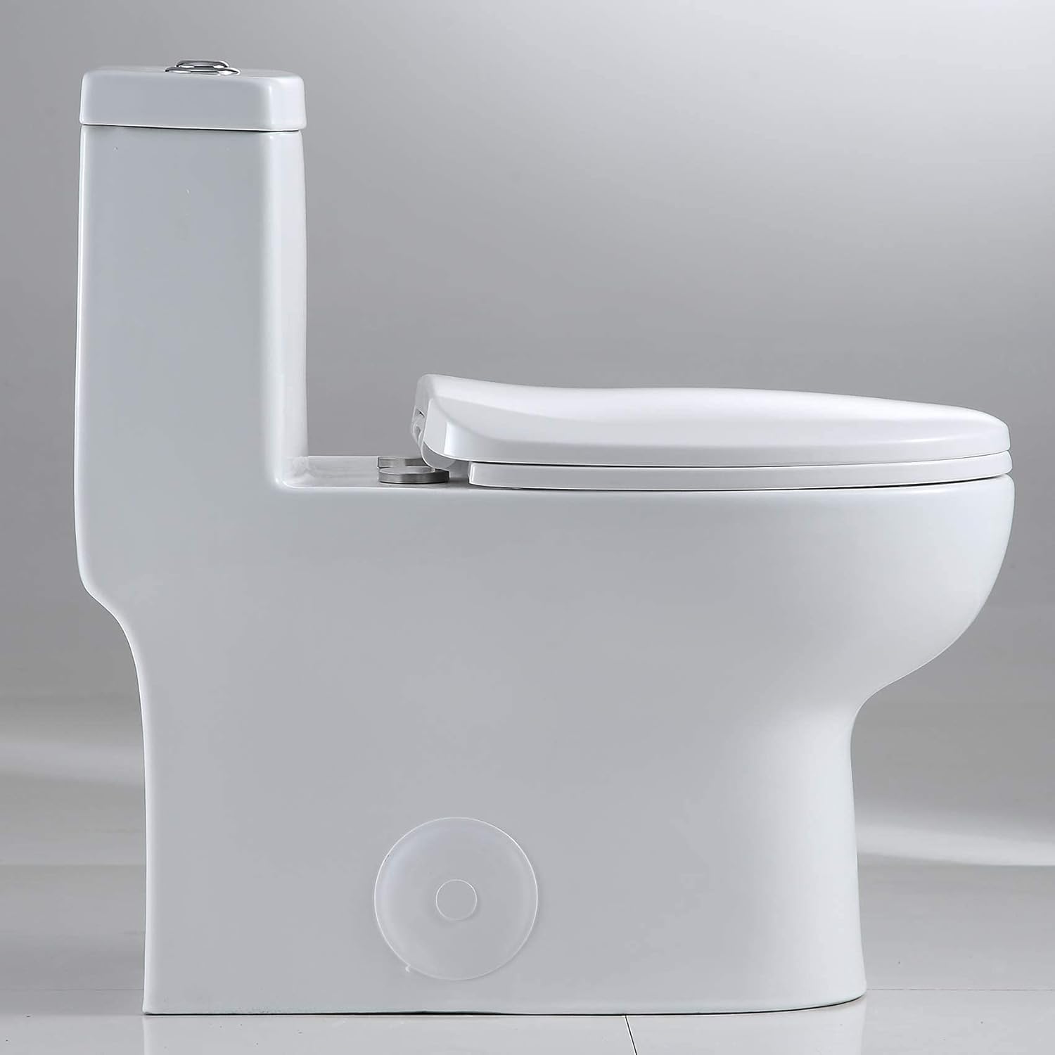 Up To 50% OFF One Piece Toilet - Sarlai Tall Elongated Bathroom Toilet Comfort Height Dual Flush White Ceramic Modern Small Bathroom One Piece Toilet with Soft Seat, 12 Rough - In, Wax Ring Included 80% Off Discount One Piece Toilet - Sarlai Tall Elongated Bathroom Toilet Comfort Height Dual Flush White Ceramic Modern Small Bathroom One Piece Toilet with Soft Seat, 12 Rough - In, Wax Ring Included