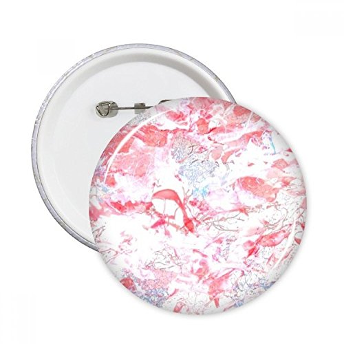 Badge bouton rose marbre blanc pour customiser une veste unie broches rondes xl style moderne