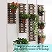 ShopLaLa Wall Planter - 2 Pack, Wooden Hanging Large Planters for Indoor Outdoor Plants, Live Vertical Garden, Plant Wall Mount Flower Pot Holder Hanger Stand Green Herb Wall Decor 47.2