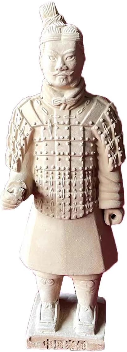 Koliyn Small Terracotta Warriors Decoration, Antique Replica Statues of Terracotta Warriors,Soldier