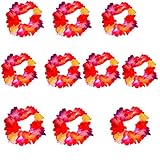 Guirnalda de flores hawaianas con luces LED para todo tipo de fiestas