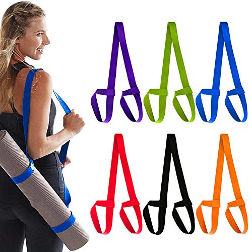 Aprodo Yoga Mat & Foam Roller Carry Strap, Extra Long and Thick, Use Also Yoga Stretching Exercises, Free Size (RED, Pack of 2 PC) (B08LZQRRYV) Amazon Price History, Amazon Price Tracker