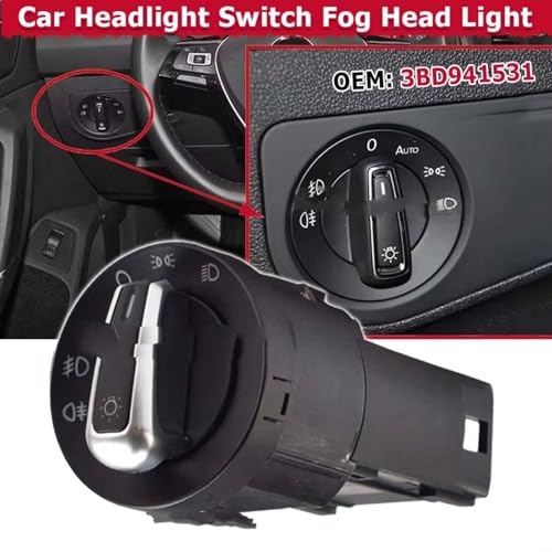 Interruptor de faros para Golf Jetta Bora Mk4 botón luz antiniebla 6