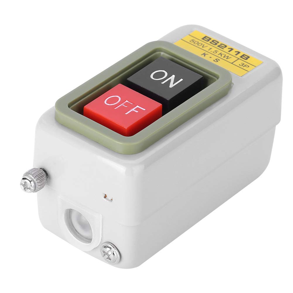 Self Locking On Off Switch, Push Button Switch Easy Wire BS211B Good ...