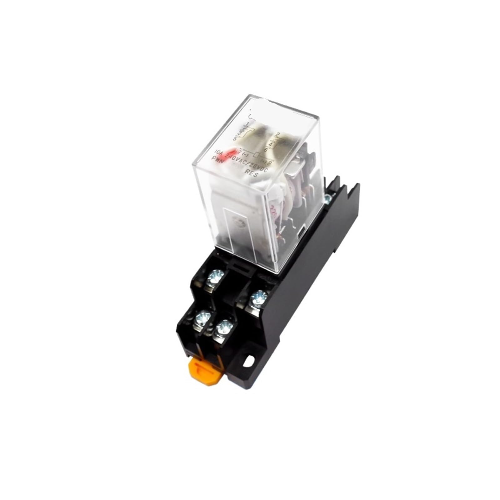 Relé intermedio CDZ9L-62P de 8 pines con base para CA 220V 6