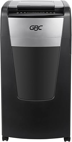 Miniatura 10 de GBC Trituradora de papel, alimentación automática+, capacidad de 230 hojas, microcorte, trituradora de oficina pequeña, 230M (WSM1757607)