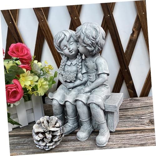 Statue de jardin en résine extérieure pour maison