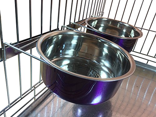 Ellie-Bo Hunde-Schalen für Transporter, Käfige oder Zwinger, 1 Paar