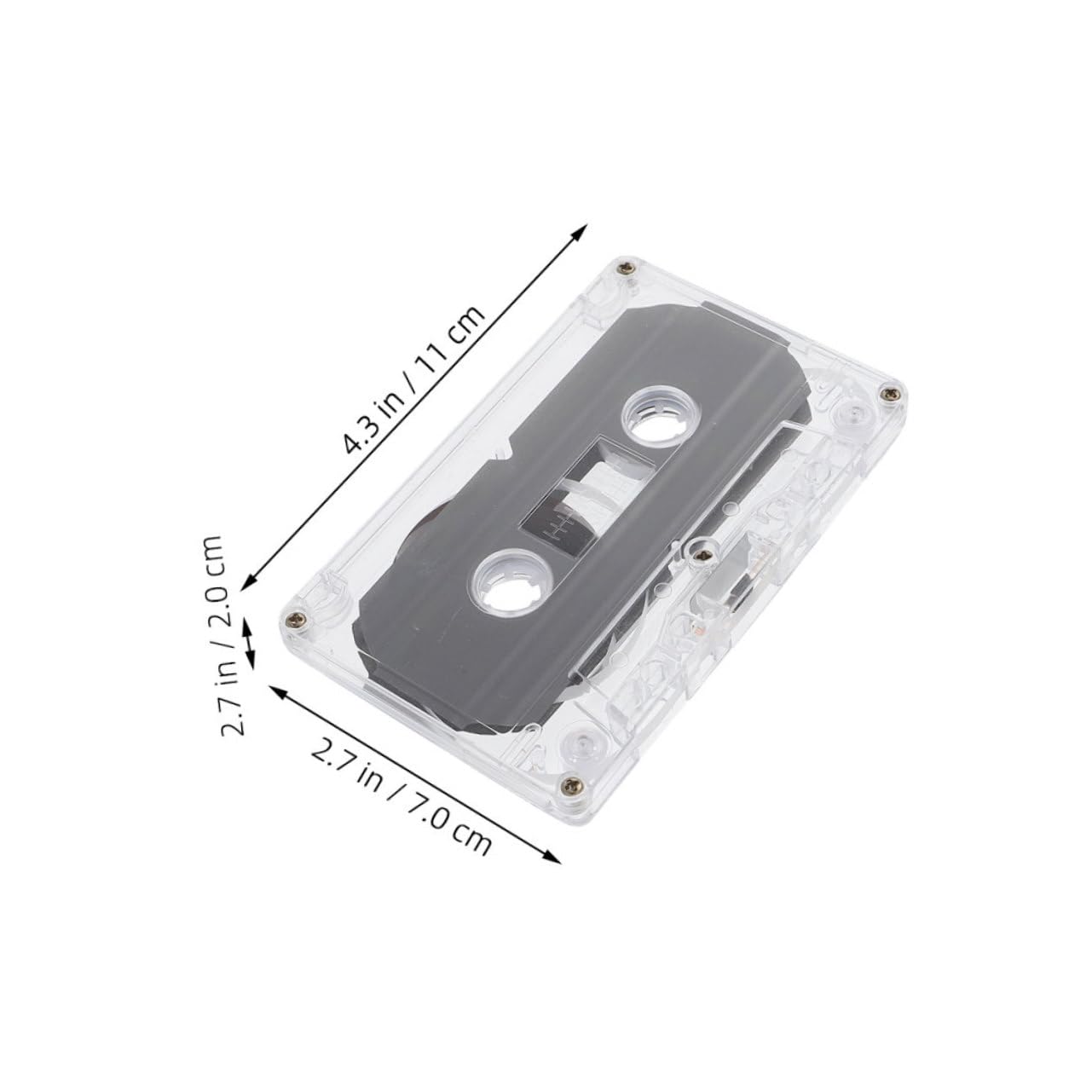 CONGARTENO Blank Audio Cassette Tape Recording Material for Audio for Crafting Decorative Use Home Office for Music