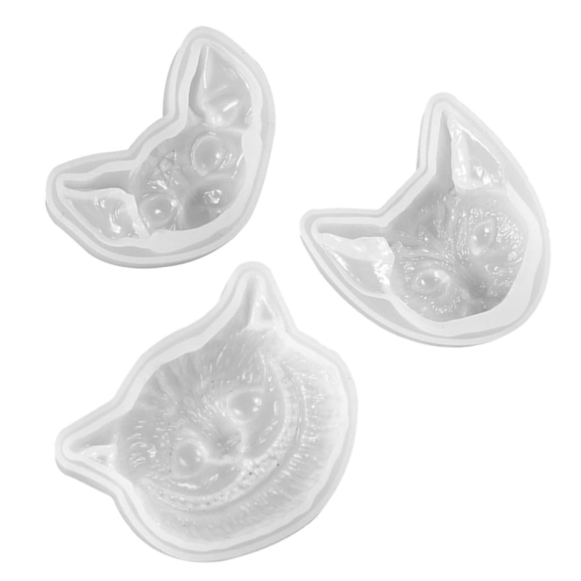 Abaodam 9 Pezzi Stampo in Silicone per Epossidica a Forma di Animale Design Adorabile, Facile da Usare da Sformare, per DIY e Artigianato Creativo Bianco